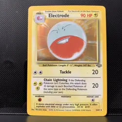 Pokemon TCG Electrode Holo Rare Jungle 2/64 Mitsuhiro Arita HP - Image 1