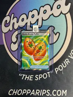 Pokemon Mega Evolution Buddy-Buddy Poffin Full Art Ultra Rare Holo #167/132 - Image 1