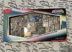 Pokemon TCG SV Prismatic Evolutions Lucario EX & Tyranitar EX Premium Collection - Image 1