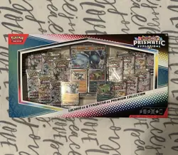 Pokemon TCG SV Prismatic Evolutions Lucario EX & Tyranitar EX Premium Collection - Image 3