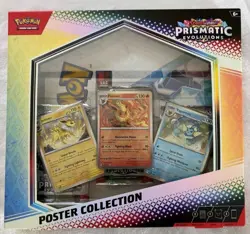 Pokemon TCG Scarlet & Violet Prismatic Evolutions Poster Collection Box - Image 1