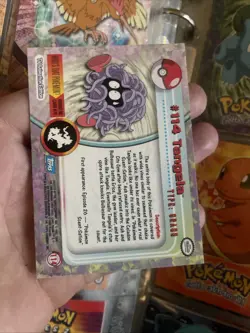 Topps Pokemon TV Animation Blue Logo 1st Edition Mint Non Holo #114 Tangela - Image 2