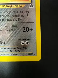 SCIZOR 29/75 - POKEMON NEO DISCOVERY - NON-HALO - NM - Image 4