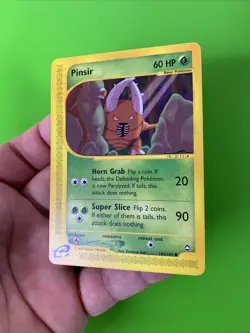 Pinsir 101/147 Aquapolis E-Reader Pokemon Card LP+ - Image 3