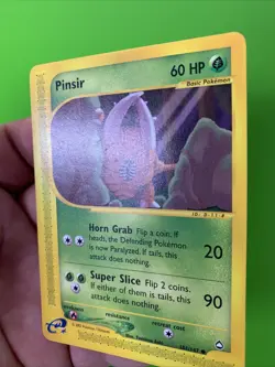 Pinsir 101/147 Aquapolis E-Reader Pokemon Card LP+ - Image 4