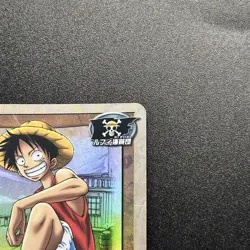 BANDAI ONE PIECE Card LUFFY Carddass 2002 MS-C01 HOLO FOIL Japanese Vintage TCG - Image 4