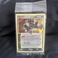 Pokemon TCG Greninja Gold Star SWSH144 25th Celebrations Promo Card Sealed - Image 1