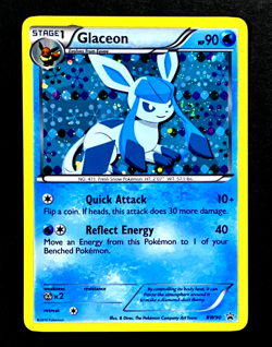 2013 Pokemon GLACEON Black Star Promo HOLO Sylveon Collection Card #BW90 - SWIRL - Image 2