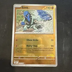 Pokemon Card - Black Bolt White Flare Sawk Masterball Reverse Holo - Image 1