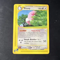 Pokemon Card - Blissey Aquapolis 6/147 Rare Non-Holo LP - Image 1