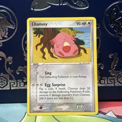 Pokemon Card - Chansey FireRed & LeafGreen 19/112 Rare LP + - Image 1