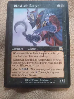 Ebonblade Reaper Onslaught Regular Rare Magic The Gathering Card - Image 1