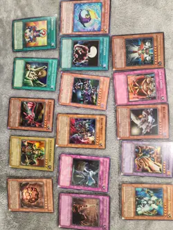 Vintage Yu-Gi-Oh Lot Of 15 Cards, Rare, Super Rare, Ultra Rare And 1st Edition - Image 1
