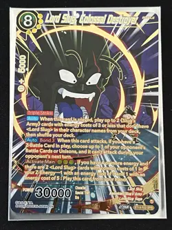 Dragon Ball Super Card Game Lord Slug Colossal Destroyer SPR Foil Card BT19 - Image 1