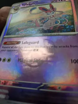 Pokemon Sylveon Prismatic Evolutions Holo Card 040/131 Master Ball Pattern - Image 5
