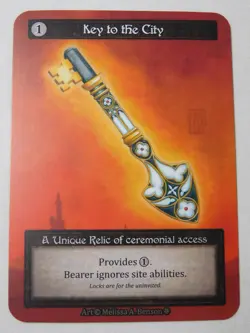 Key to the City Non-Foil Sorcery Contested Realm Gothic Unique Card TCG - Image 1