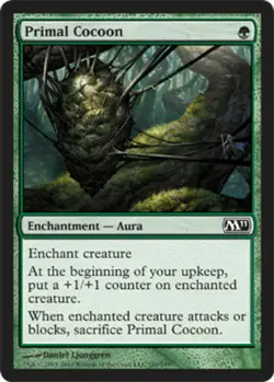 X4 Primal Cocoon Magic 2011 LP/NM MTG Magic DNA GAMES - Image 1