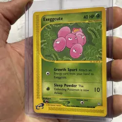 Exeggcute 76/147 Rare Aquapolis Pokemon Card LP/NM Vintage e-Reader Common Vtg - Image 2