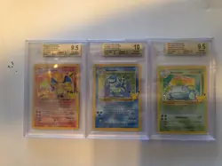 Pokemon Celebrations BGS 10/9.5 Charizard, Venusaur, Blastoise - Image 1