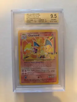 Pokemon Celebrations BGS 10/9.5 Charizard, Venusaur, Blastoise - Image 4