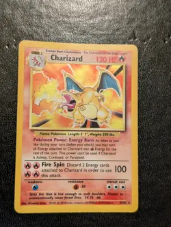 Pokemon Charizard Base Set 4/102 Holo 1999 120 HP - CGC holographic Near Mint - Image 4