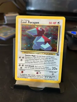 Cool Porygon 15/53 Wotc Black Star Promo Holo Pokemon NM - Image 1