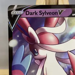 Pokemon TCG Celebrations Dark Sylveon V SWSH134 Black Star Promo LP - Image 2