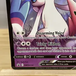 Pokemon TCG Celebrations Dark Sylveon V SWSH134 Black Star Promo LP - Image 5