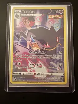 Pokemon Banette TG07/TG30 Lost Origin Trainer Gallery Holo NM - Image 1
