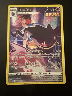 Pokemon Banette TG07/TG30 Lost Origin Trainer Gallery Holo NM - Image 3