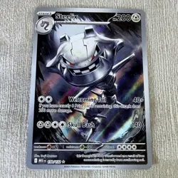 2025 Pokemon Mega Evolution MEG EN Steelix Illustration Rare #150/132 - Image 1
