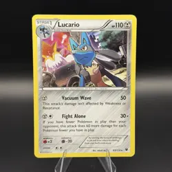 Pokemon - XY Fates Collide Lucario 63/124 Holo Rare - Near Mint - Image 1