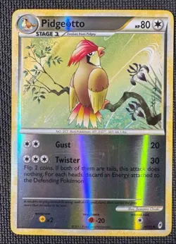 PIDGEOTTO 48/95 UC CALL OF LEGENDS POKEMON REVERSE HOLO MP - Image 1