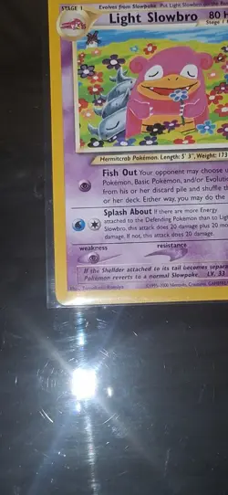 🔥1995 Pokemon TCG Light Slowbro 51/105 Neo Destiny Regular WOTC - Image 2