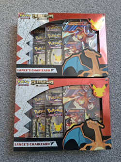 2x Pokemon TCG Celebrations 25th - Lances Charizard V Box - Factory Sealed CHEAP - Image 1