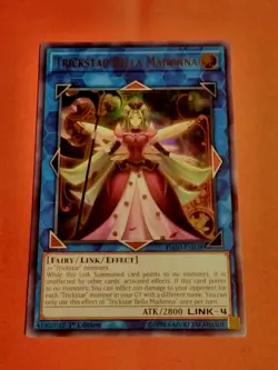 Yu-Gi-Oh! Trickstar Bella Madonna FLOD-EN038 Ultra Rare 1st Ed. Unplayed Mint+ - Image 1