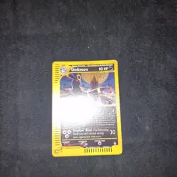 Umbreon Holo Aquapolis NM eng Holo Rare H29/H32 Vintage Pokemon Card - Image 2