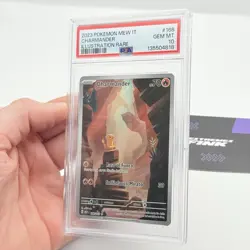 CARTA POKEMON CARD CHARMANDER 168/165 2023 - MEW 151 - ITA - PSA 10 !! RARO - - Image 3