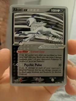 Pokemon TCG Card Power Keepers 2007 World Championship Absol ex 92/108 - Image 1