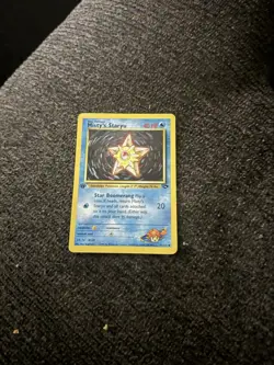 Pokemon Gym Challenge Card - Misty’s Staryu 92/132 1st Edition - Image 1