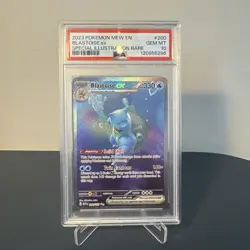 Blastoise ex 200/165 Scarlet Violet 151 PSA 10 Graded Pokemon Card SIR Special - Image 1