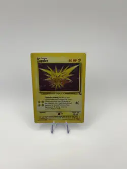 Pokemon TCG Fossil Zapdos Holo 15/62 1999-2000 - Image 1