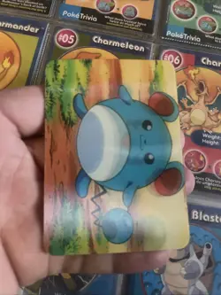 1998 Pokemon Marill 3D Lenticular Promo Card Viz Video Pioneer PIKA-0029D/DVD - Image 1