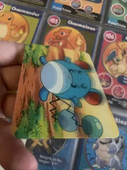 1998 Pokemon Marill 3D Lenticular Promo Card Viz Video Pioneer PIKA-0029D/DVD - Image 4