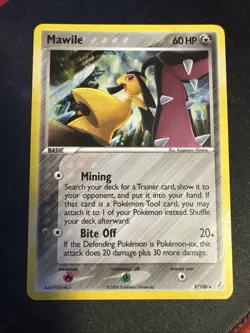 Mawile 9/100 EX Crystal Guardians Holo Rare Vintage Pokemon TCG Card - Image 1