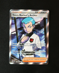 Pokemon Card - Team Rocket's Archer 223/182 - Destined Rivals - Ultra Rare - NM⭐ - Image 1