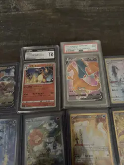 Pokemon TCG Card Lot Charizard Pikachu Blastoise V EX Full Art Graded Foil - Image 1