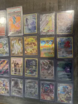 Pokemon TCG Card Lot Charizard Pikachu Blastoise V EX Full Art Graded Foil - Image 2