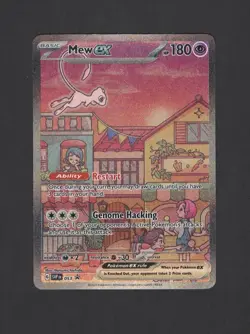Mew EX SVP en 053 Black Star Promo Full Art Holo Card 151 UPC S&V SIR/SARMew - Image 1