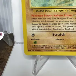 Pokemon TCG Kabuto Unlimited Common Card # 50/62 NEAR MINT CONDITION - Image 5